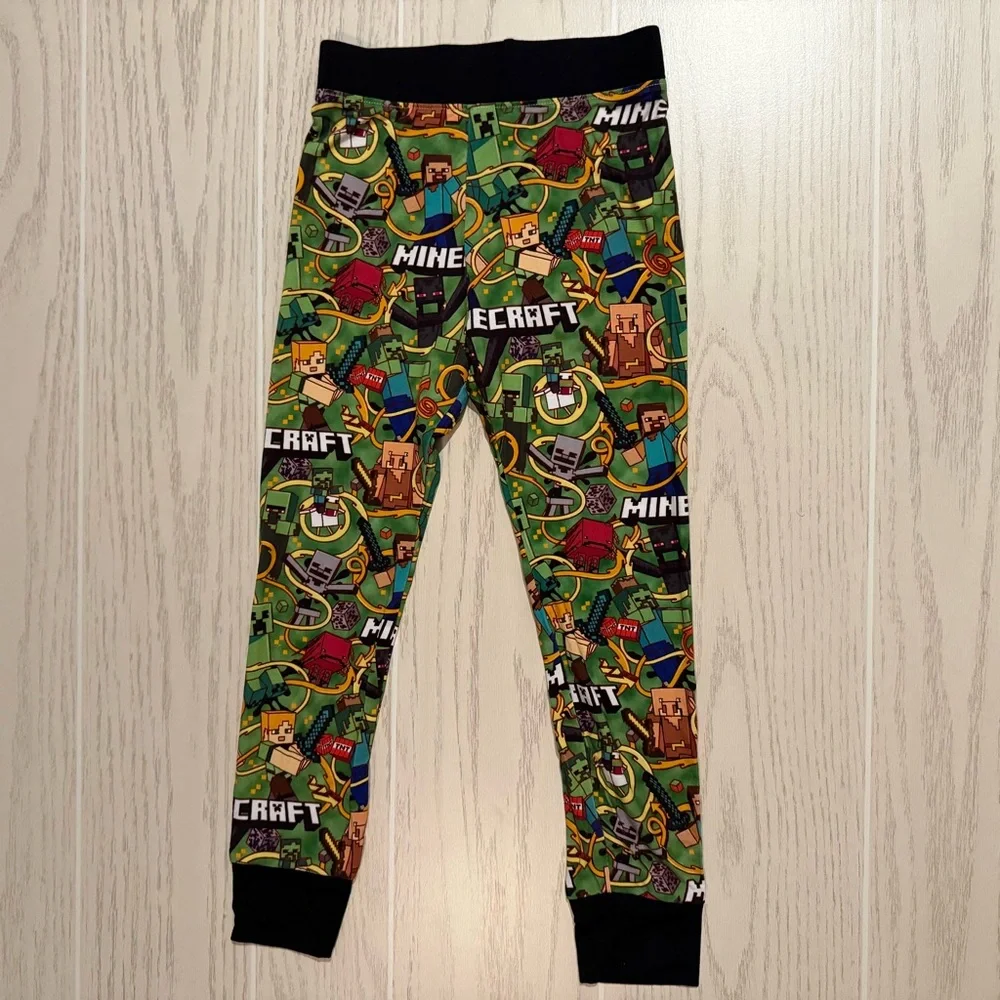 B &‎ A Mini’s Boutique Boys 4T Bamboo Minecraft 2pc Pajama Set Soft Stretch NEW
